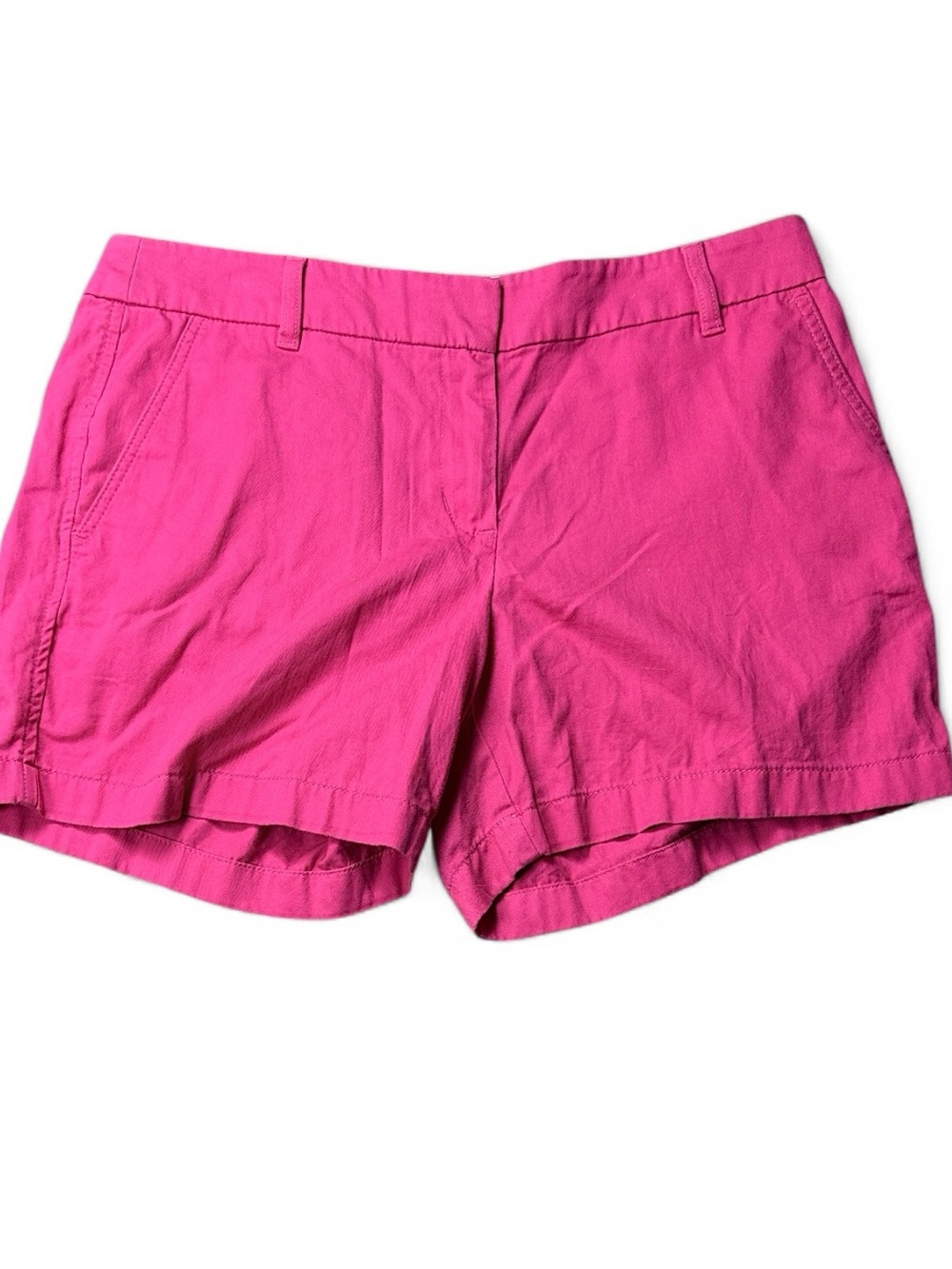 J. Crew Factory Hot Pink Chino Shorts - Picture 2 of 9